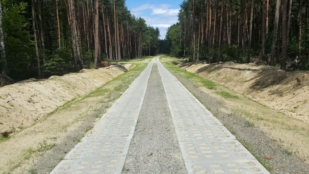 Droga leśna w leśnictwie Pańków
